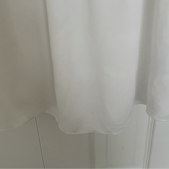 COPY - Aritzia babaton chagall blouse, off the shoulder chiffon blouse (white, … - Picture 3 of 6